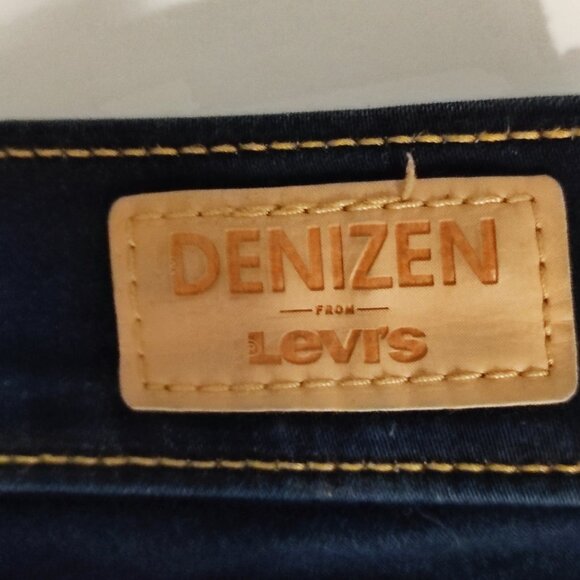 Denizen from Levi's jeans curvy skinny dark wash blue women's size W34 L32 - Picture 5 of 15